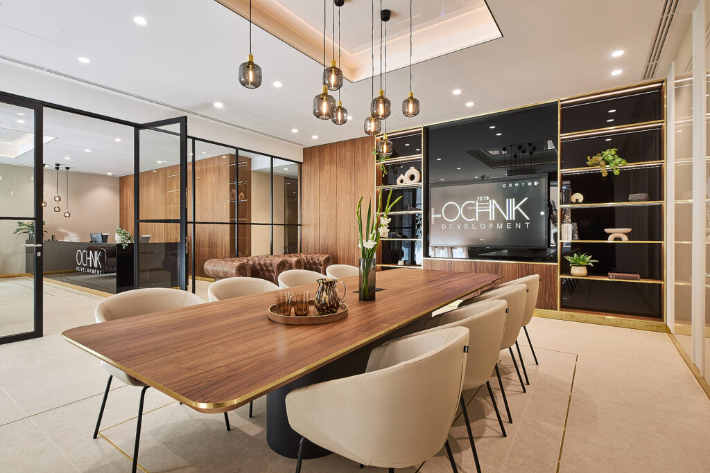 The boutique beauty of Ochnik Development new office